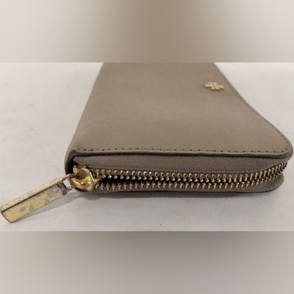 Tory Burch Robinson Zip Continental Wallet - French Gray - Picture 2 of 7